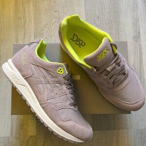 Lavender and Neon Yellow Asics
